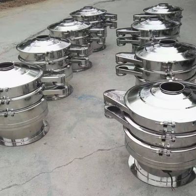 回転式円の振動スクリーン機械はコーティングを粉にし機械をふるう