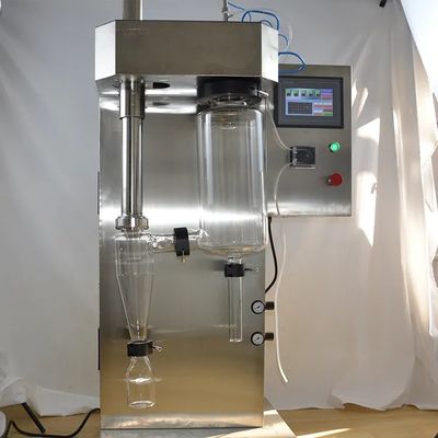 デジタルディスプレイ 温度制御 実験室用スプレードライヤー カスタマイズされた容量 100-1000ml/H